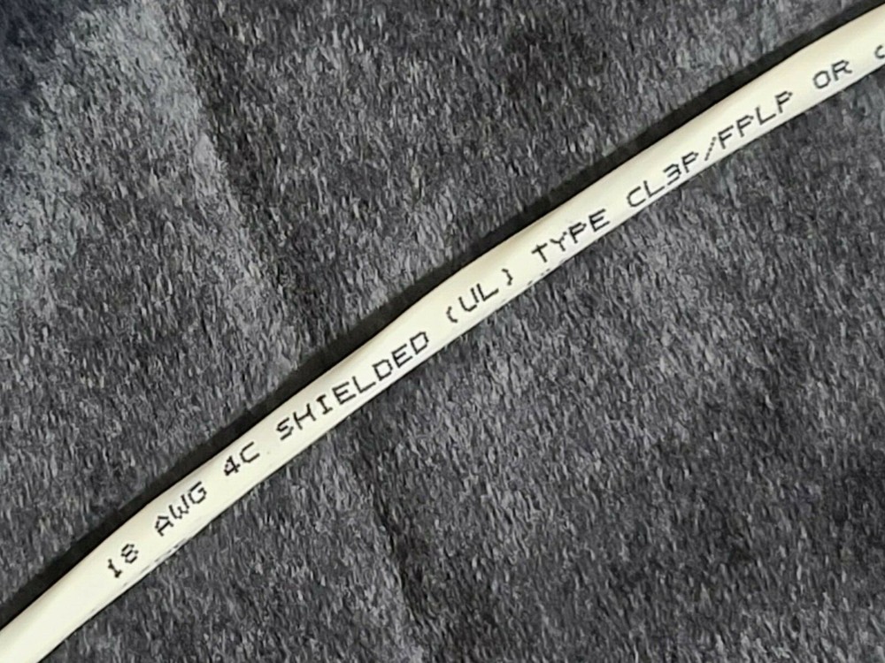 Advanced Digital 911804SD 18/4C Shielded Plenum Security/Alarm Cable CMP /100ft