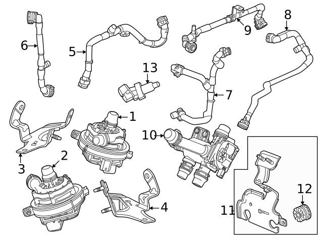 Genuine GM Outlet Hose 85510831