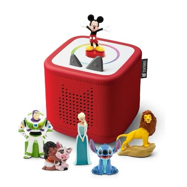 Tonies Disney Toniebox 2 Bundle-Red With 6 Tonies Characters-Brand New Sealed