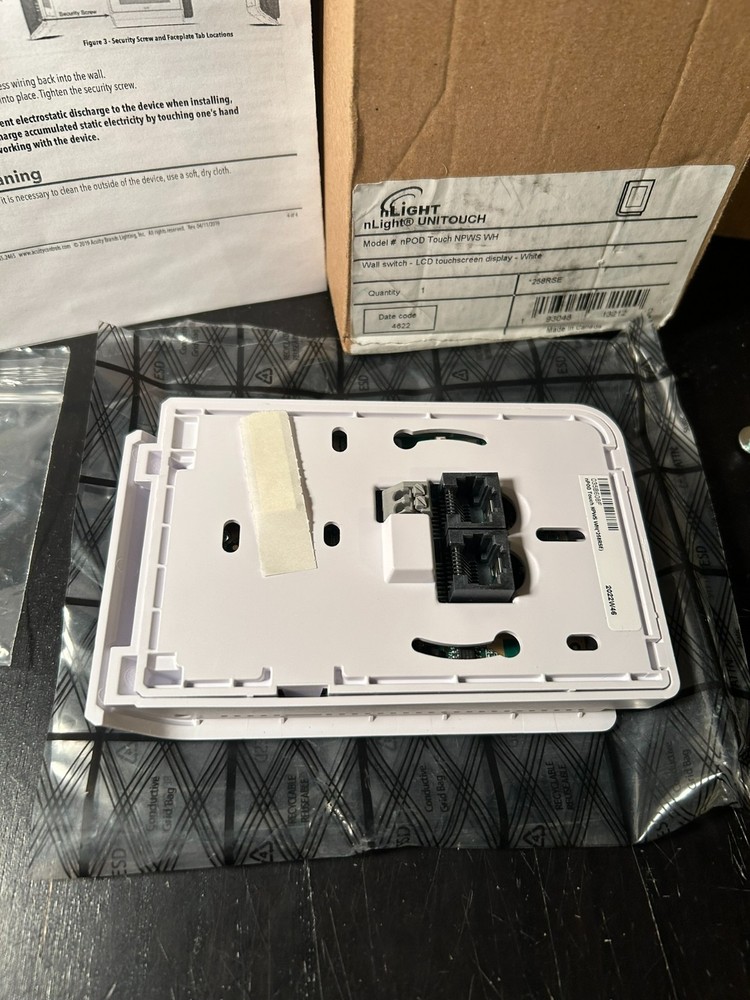nLight Unitouch nPad Touch NPWS PACDI-UNITW-00 *Never Used*