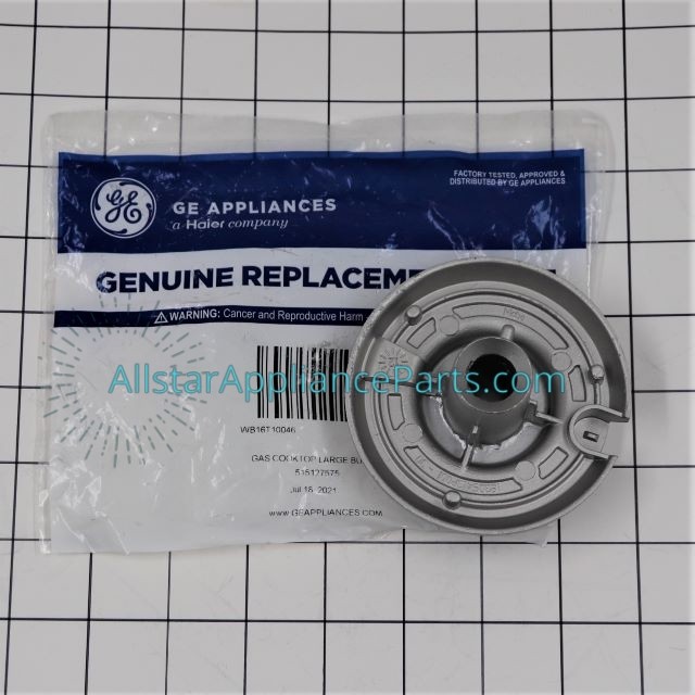 GE Range/Stove/Oven Large Surface Burner Base WB16T10046