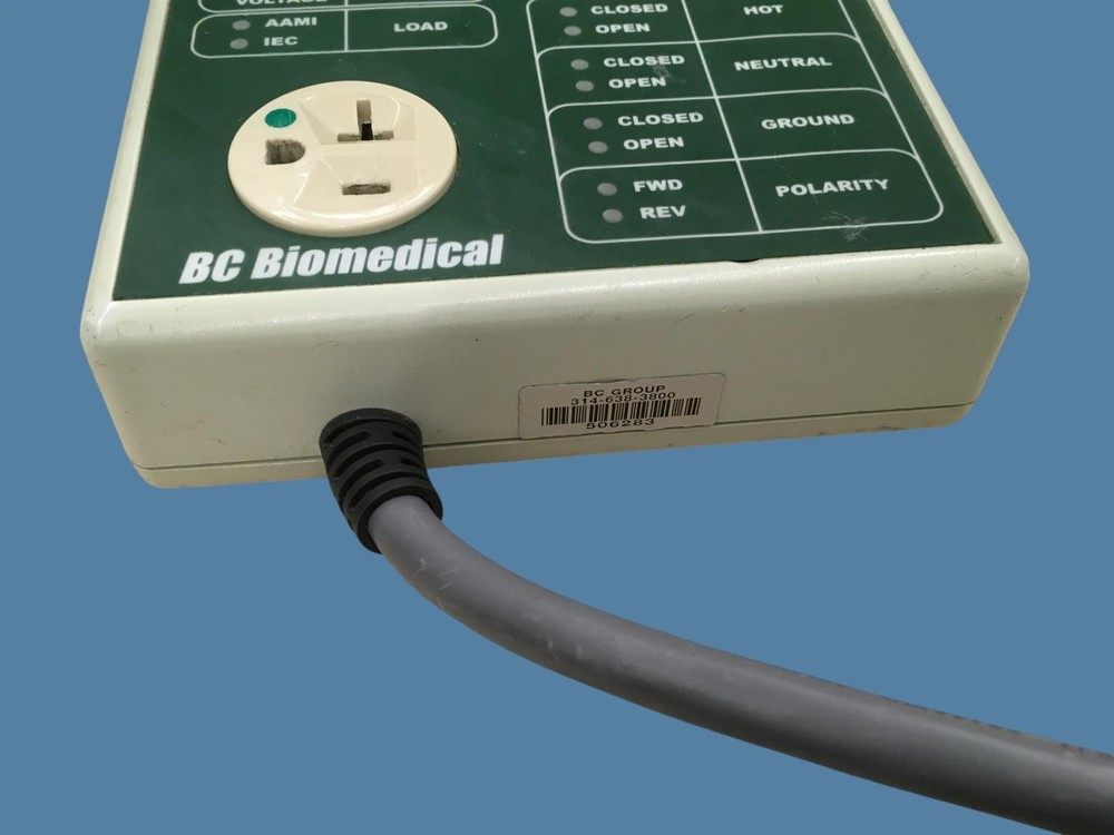 BC Biomedical SA-2005 Electrical Safety Analyzer | Powers On; Bad Screen