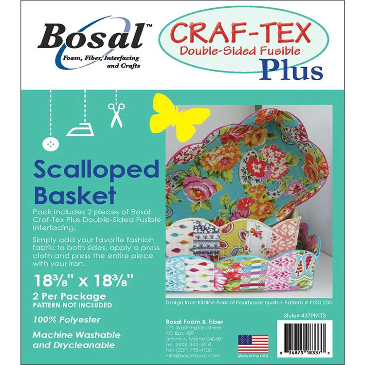 Bosal Craf-Tex Scalloped Basket 2pk