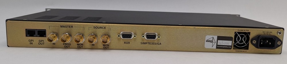 EEG CB512 HD Caption Legalizer & Relocating Bridge SDI DTV Broadcast Processor