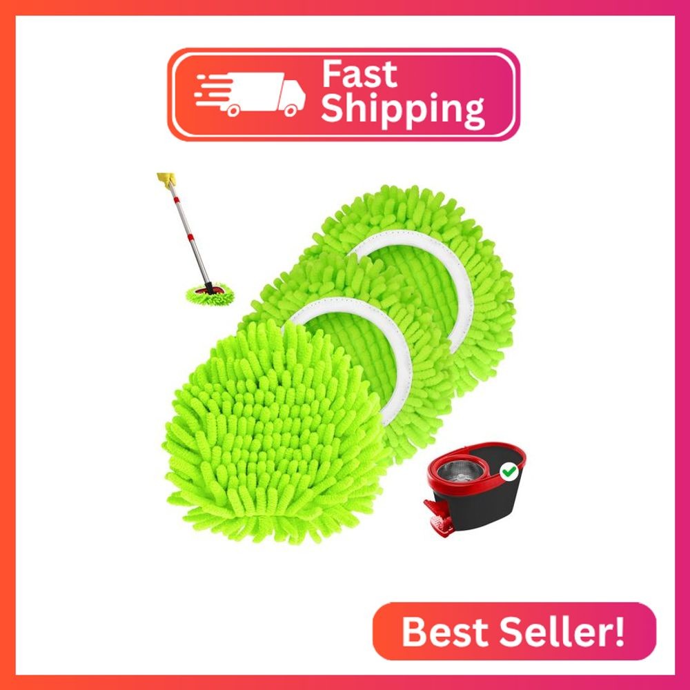 Baderke 3 Pack Mop Heads Replacements Compatible with 1 Tank System Duster Repla