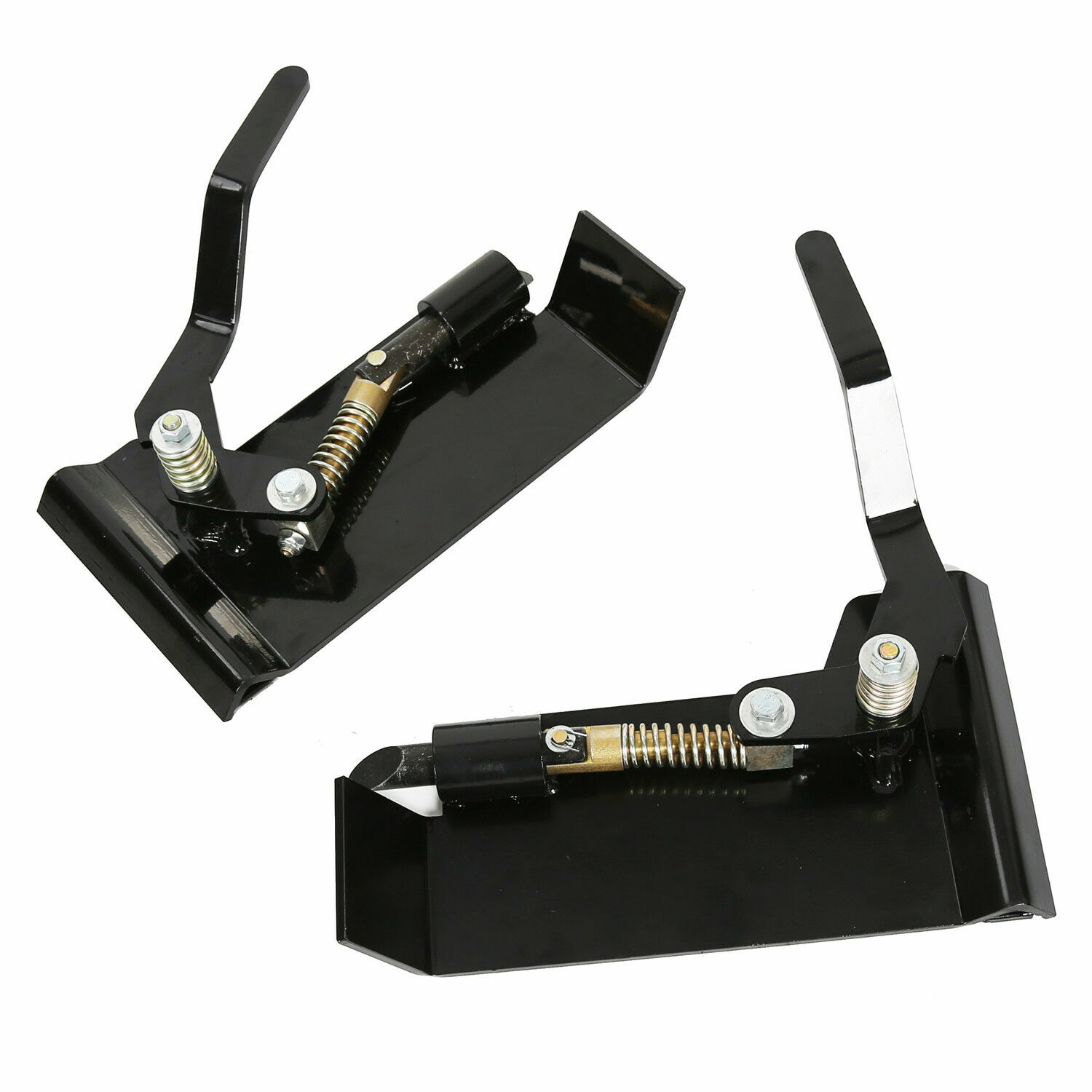 Weld-On Skid Steer Quick Attach Bucket Conversion Adapter Latch Plates Universal