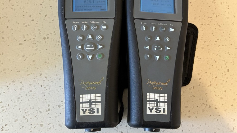 (2) YSI Professional Plus Multiparameter Water Quality Meter – Powers On/Tested