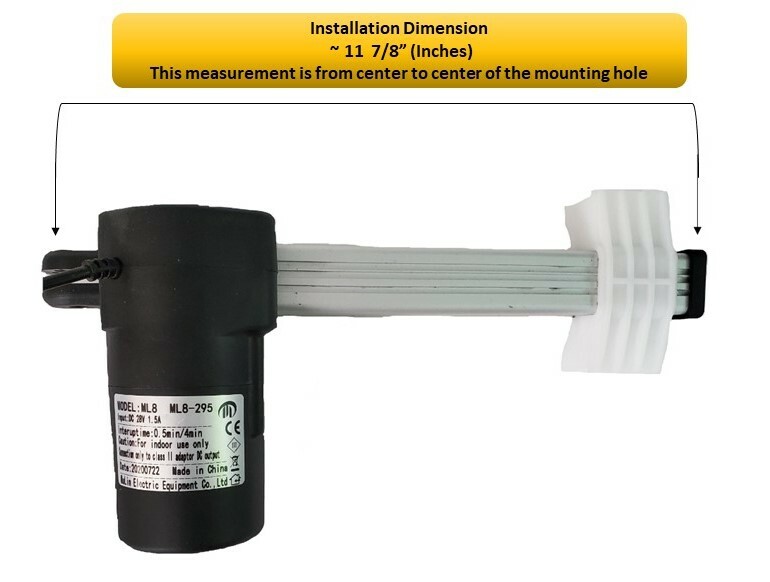 Mulin Electric Motor Actuator - ML8-295 Power Recliner Motor