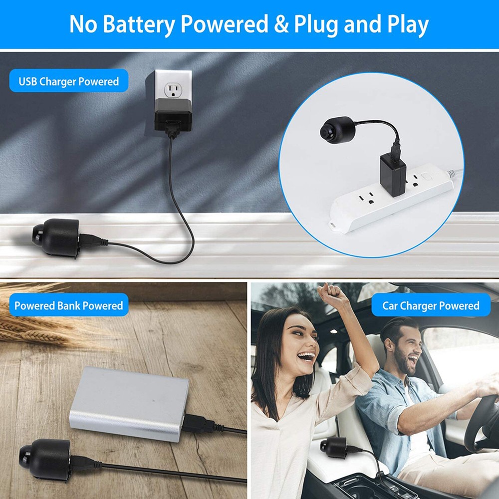Mini Camera Security Wireless Wifi HD1080P Motion Detect Night Vision Cam