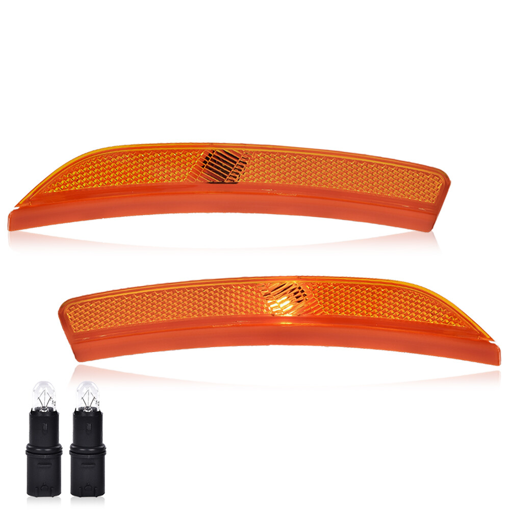 Amber Side Marker Light Fit For 2015-2017 Chrysler 200 Front Left & Right Side