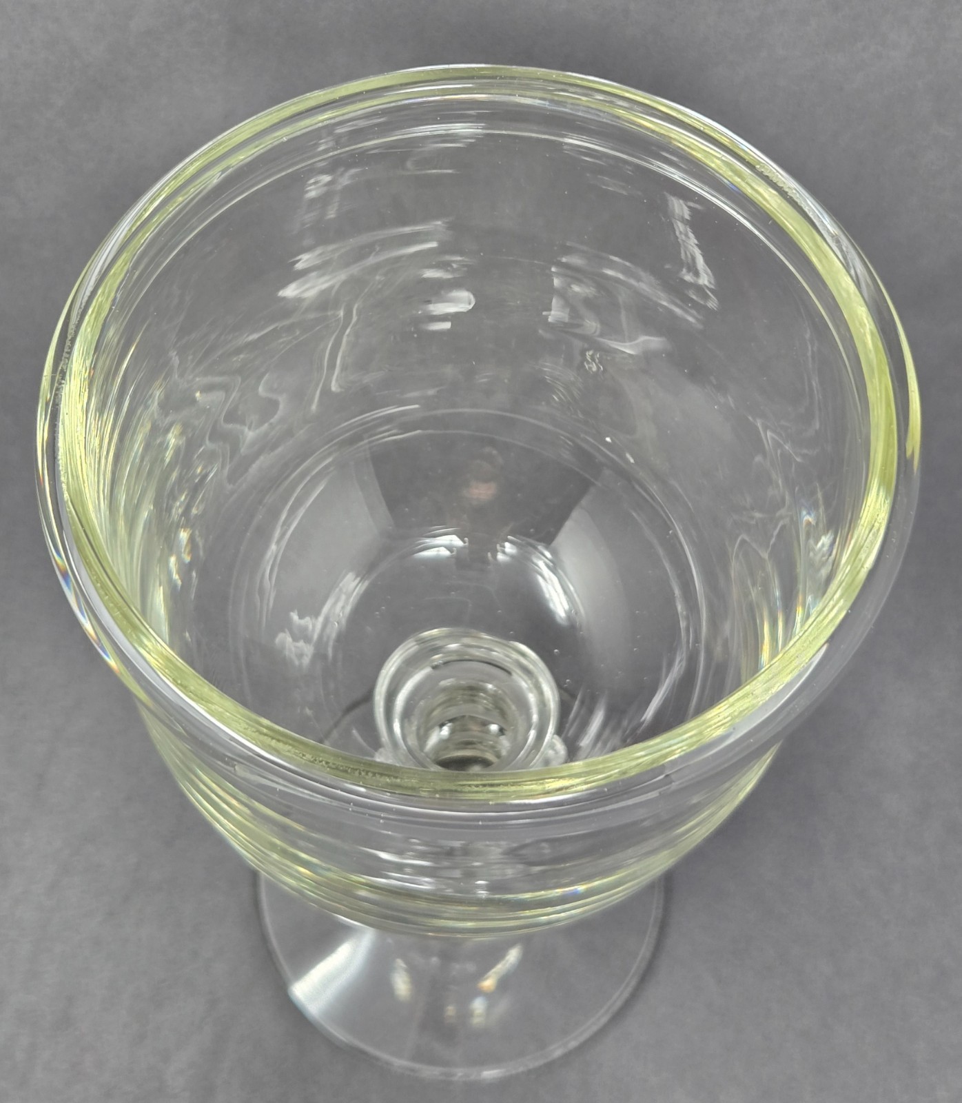 Rolled Lip Pittsburg / Midwest Oversized Goblet 1820's