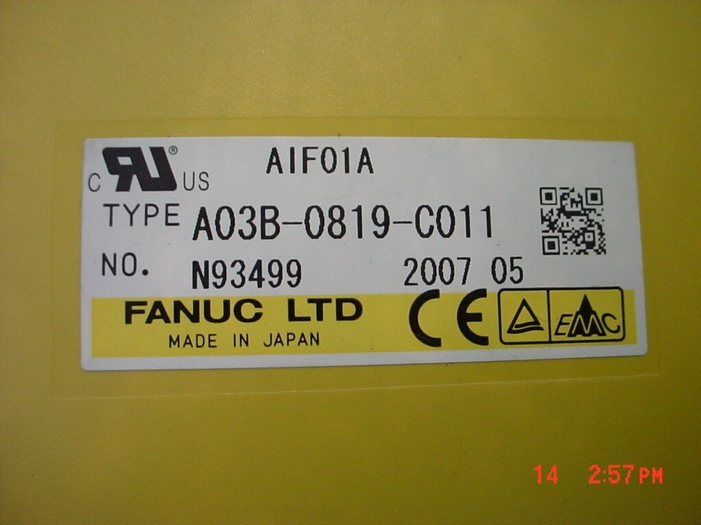 FANUC A03B-0819-C011 INTERFACE MODULE AIF01A