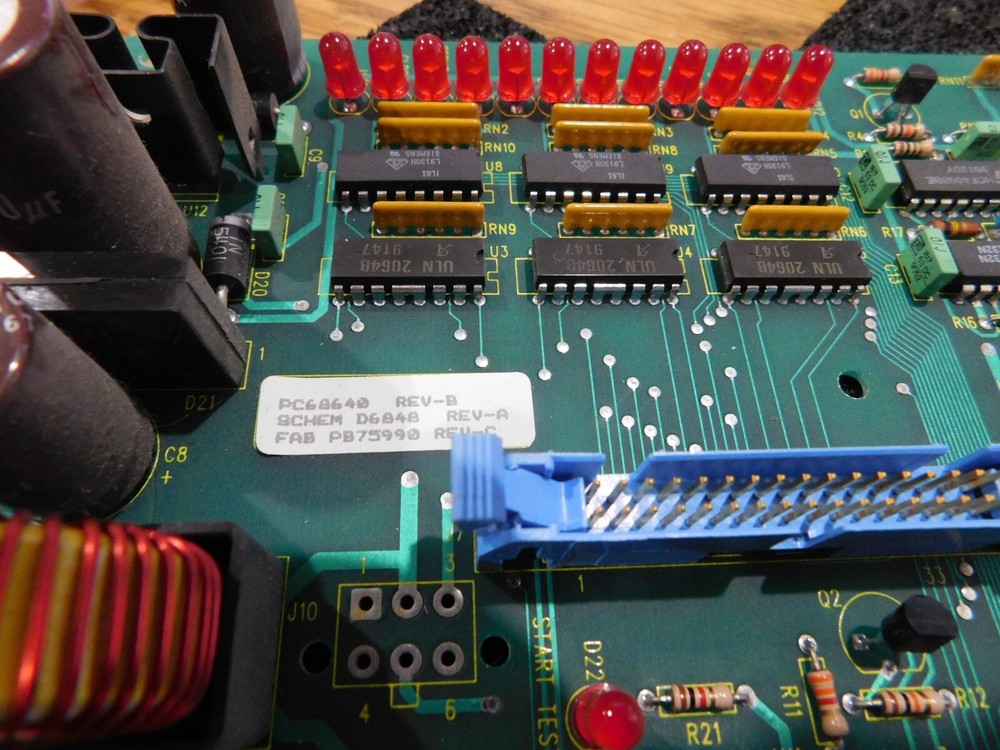 Temptronic Model: PC68640 Board with Cable. Rev: B