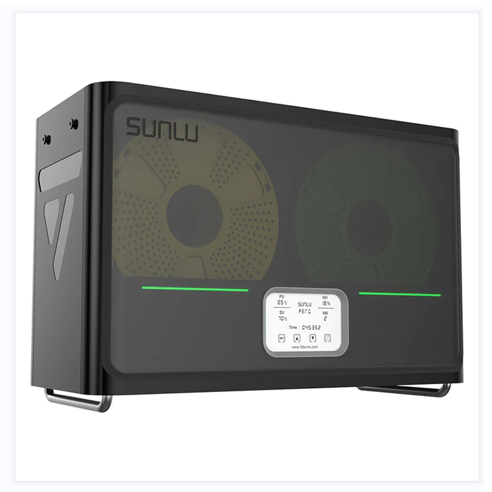 SUNLU S4 Filament Dryer Box,4 Spools Capacity,Black Weight 4.8KG,FilaDryer S4