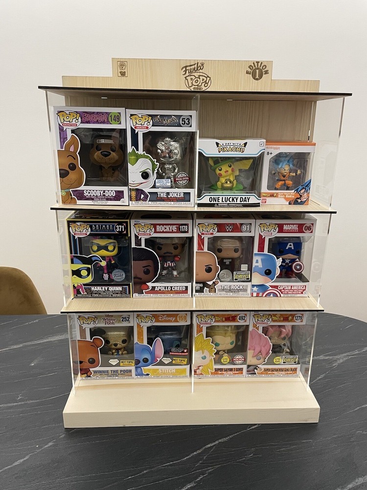 Funko Pop Card Box Dispenser Handmade Display Case Multipurpose Display Case Library