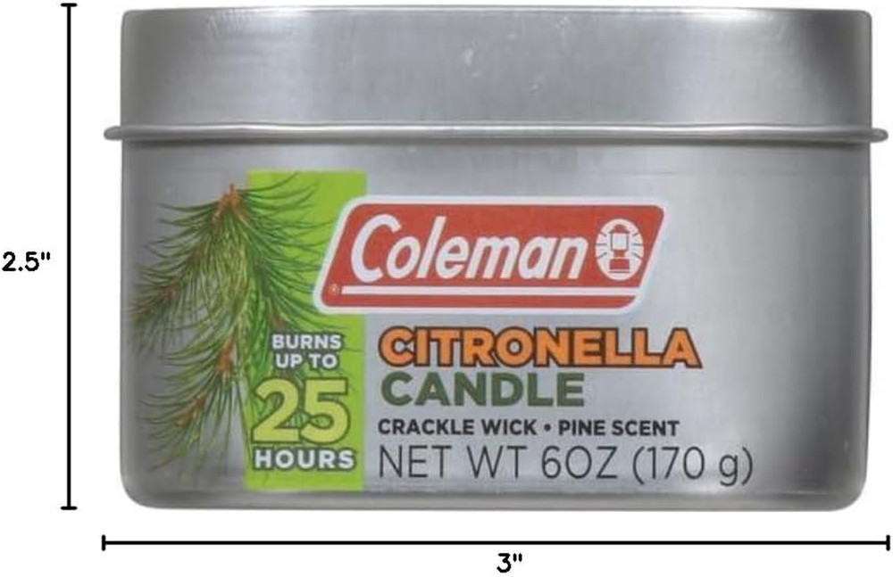 Coleman Pine Scented Citronella Candle