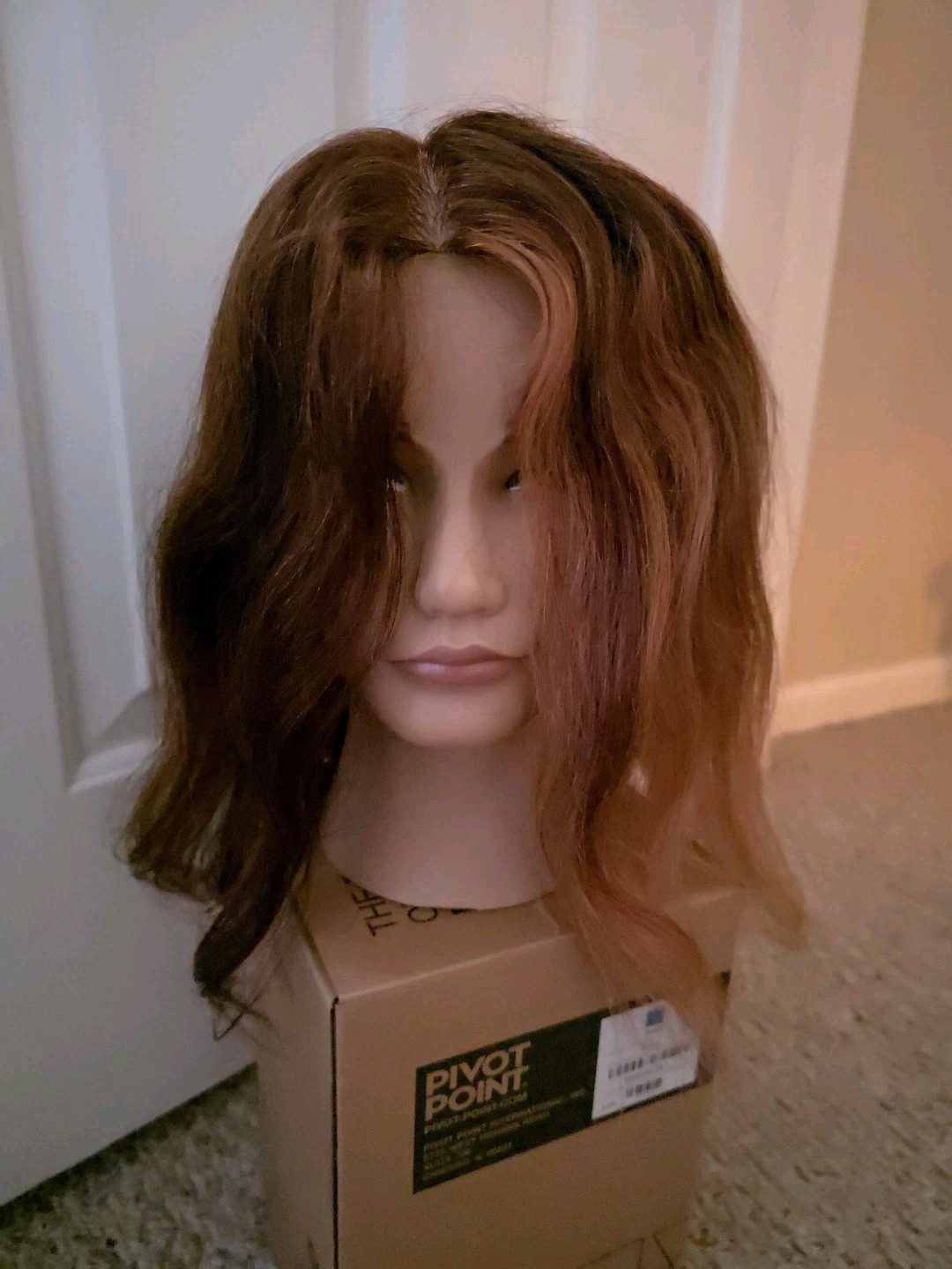 Pivot Point Erika Mannequin Head For Cosmetology Practice Pre-Owned