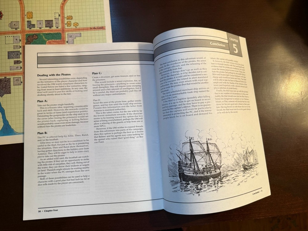 D&D TSR Adventure Module “Thief’s Challenge 2 Beacon Point”