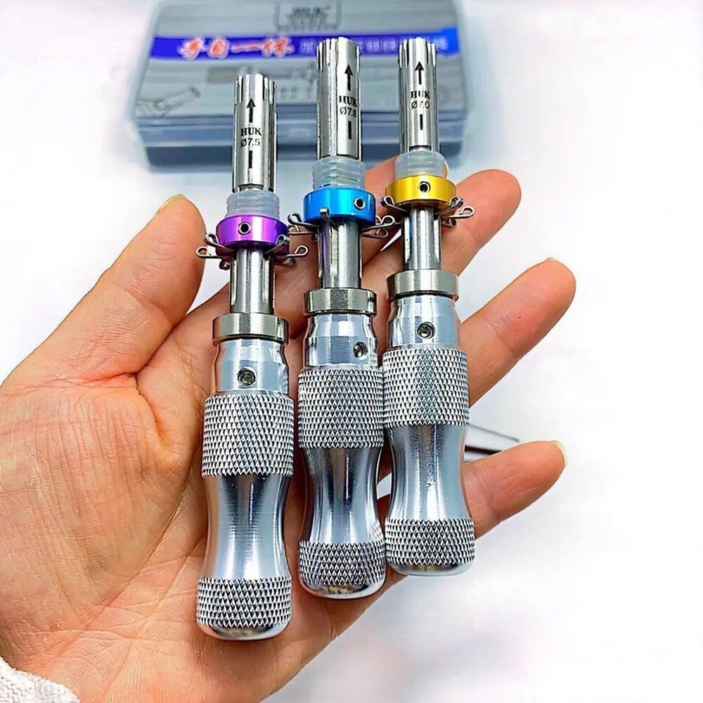 3Pcs~Seal/O~Ring~Hook~Seal~Puller~7~Pin~Advanced~Home~Tubular~Puller~Tool~Set
