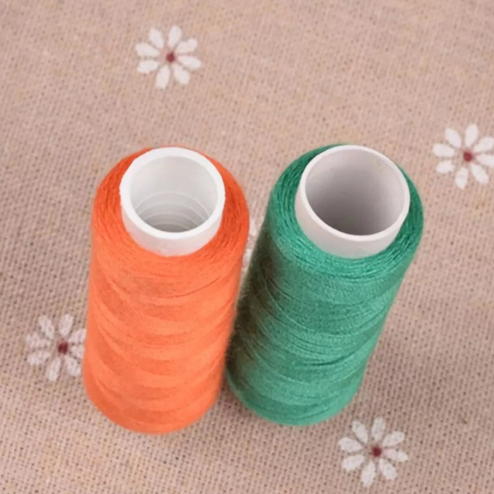 39Pcs Colored Sewing Thread Set Mixed Colors Polyester Spool 250 Yards/Axis