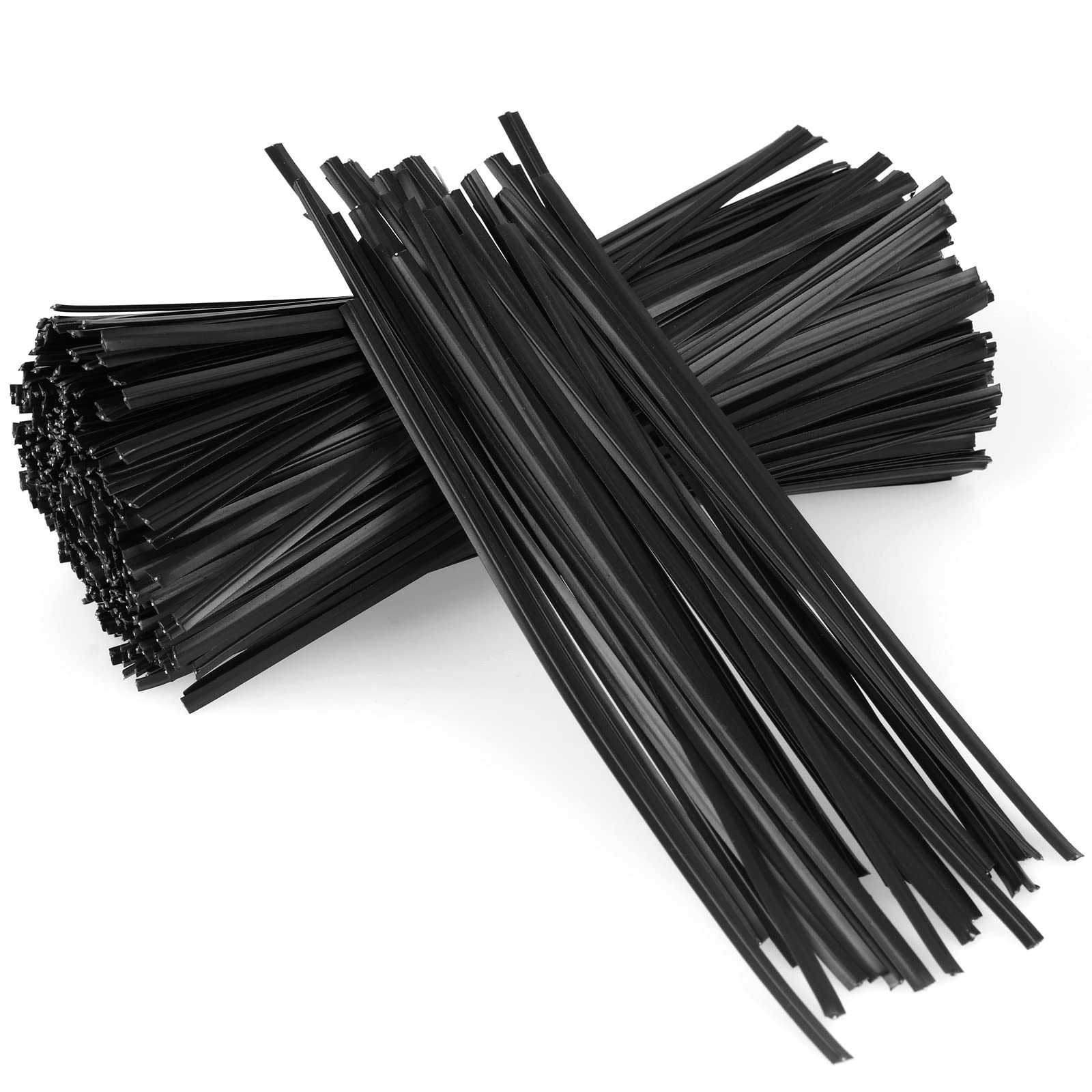 800 Pcs Plastic 4" Twist Ties for Bags, Bread, Household & Office Use