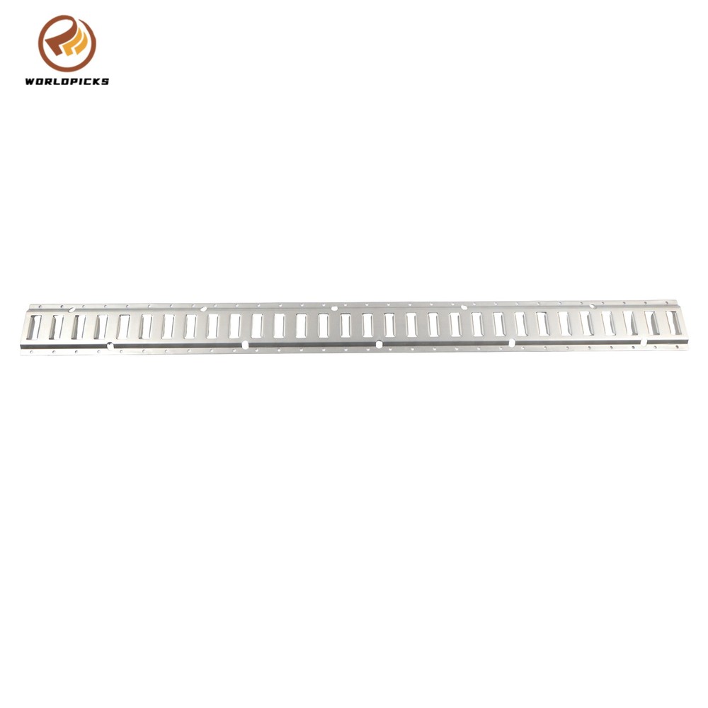 5' E Track Tie Down Rail 6 Pieces, Silver Galvanized, Universal Cargo Rail