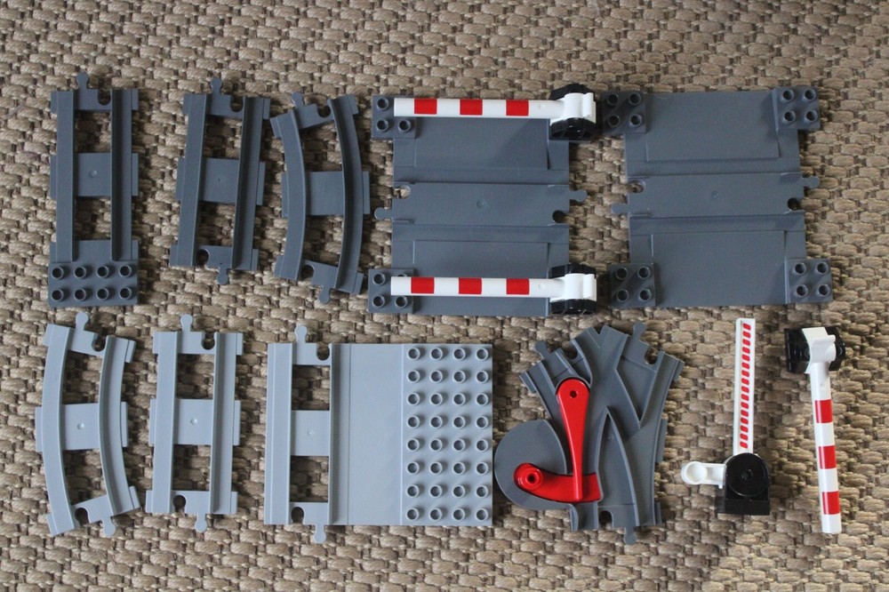 Duplo Gray Train Tracks U PICK Intersection Switch Straight Crossing Thomas Gate