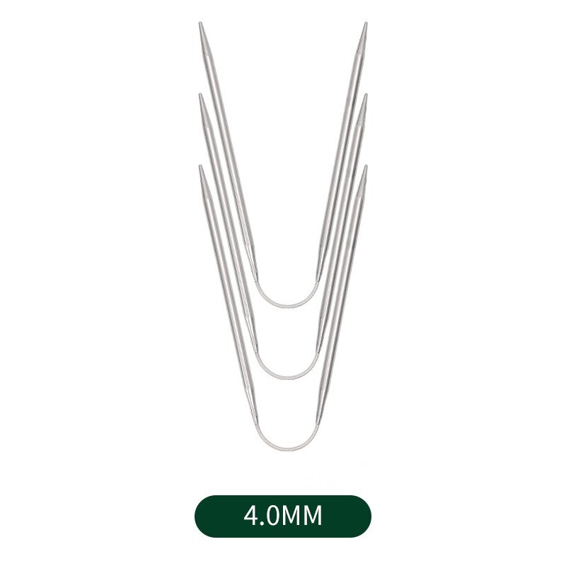 3 Pairs 4mm Mini Pointed Knitting Sweater Needle Set