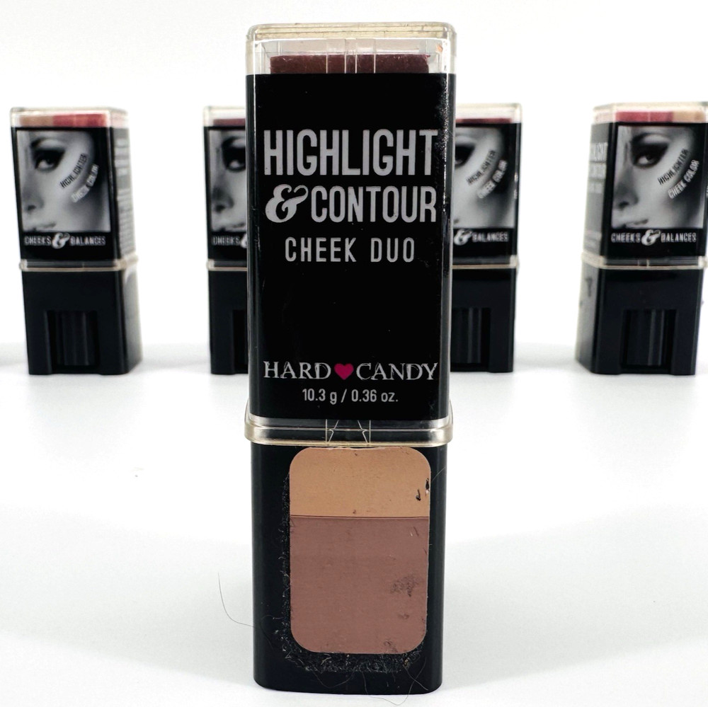 NEW HARD CANDY Cheeks & Balances Highlight/Contour Cheek Duo Sunkissed #768 1pc