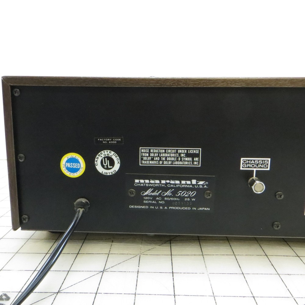 Marantz Model 5020 Stereo Cassette Deck