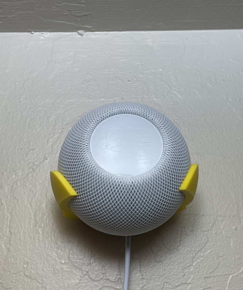 2-Pack HomePod Mini Wall & Corner Mount Bracket Holder Accessory YELLOW!
