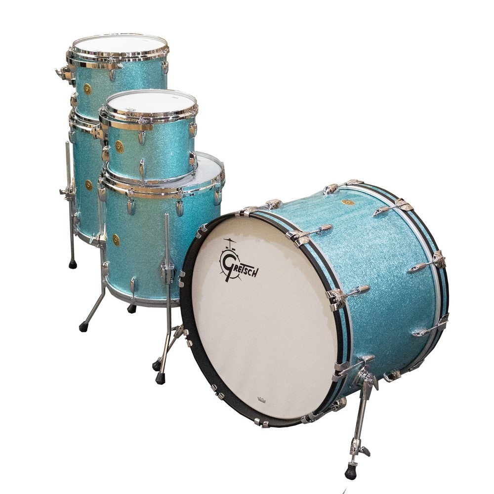 Gretsch USA Custom 5-Piece Shell Kit - Turquoise Sparkle