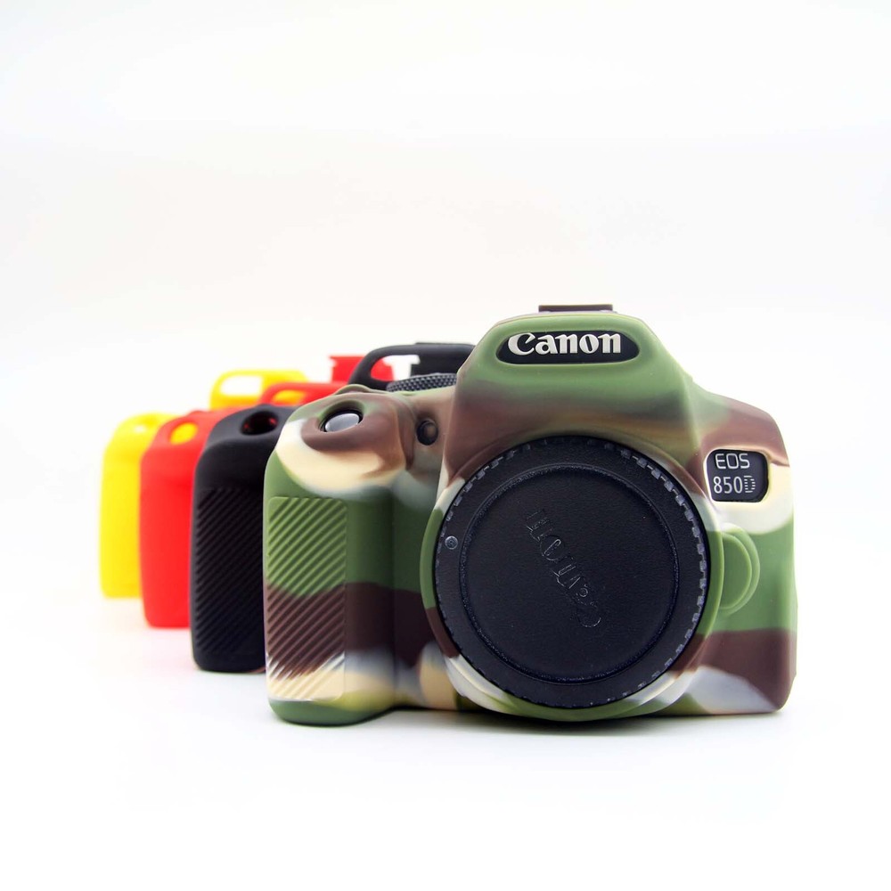 Silicone Body Case Protector Frame Skin for Canon EOS 850D Camera