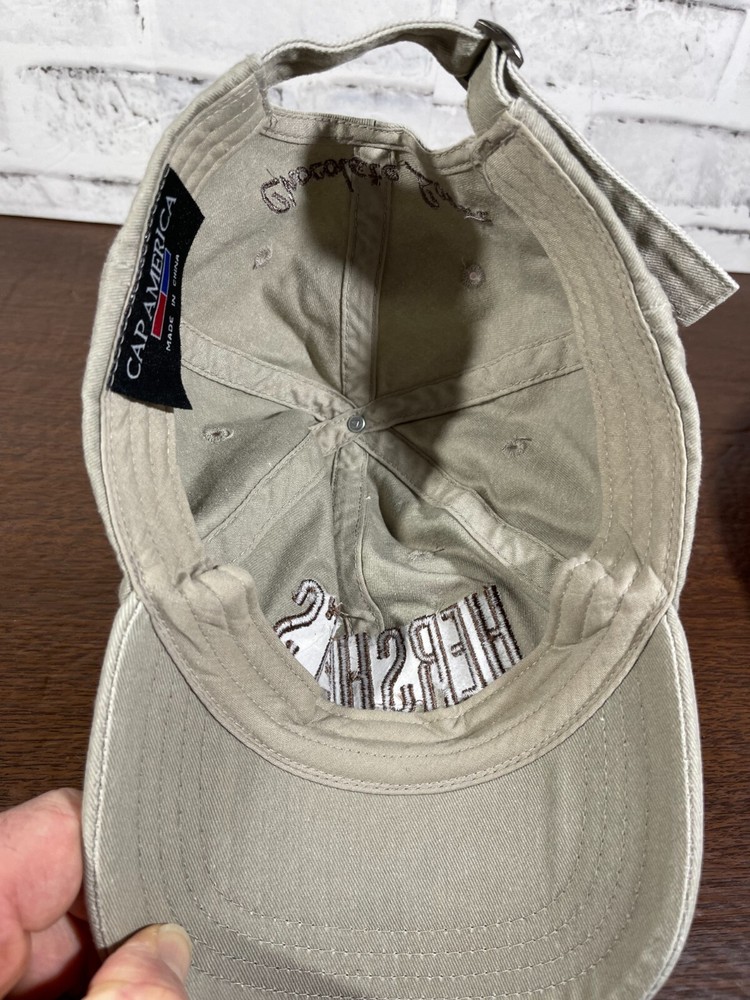 Hershey’s Chocolate Lover Distressed Tan Adjustable Baseball Cap