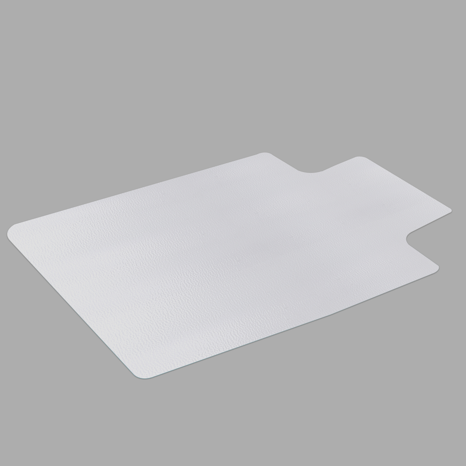 Office Desk Chair Mat for Hard Wood Floors 48" x 36" Clear PVC Floor Mat w/ Lip