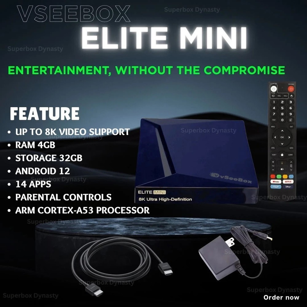 Vsee Elite Mini Android Box | Authorized Distributor | Fast Ship⚡ | Make Offer⚡