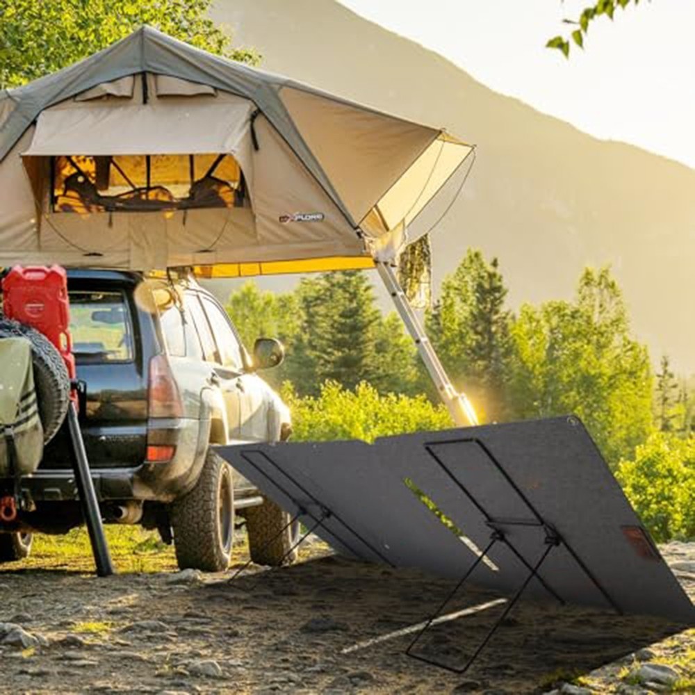 Foldable Solar Bracket 2PCS Adjustable Mount for Various Models of Solar Panels
