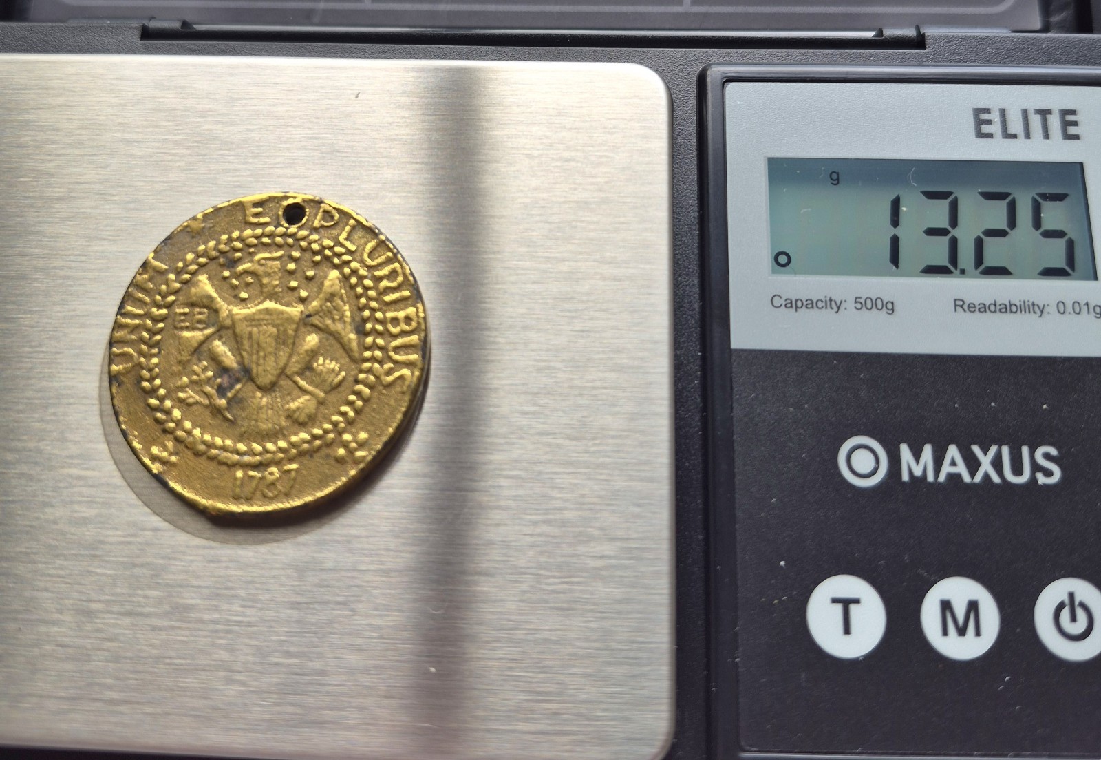 Unique possible 19th Century Commemorative or Promotional Brass Bank Token