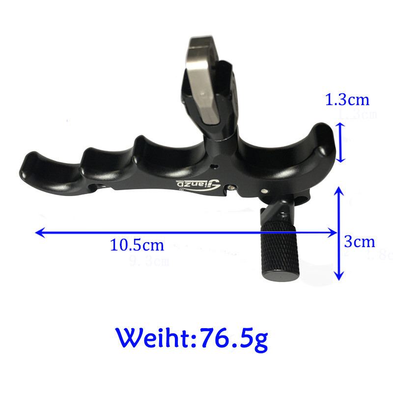 360° Release Aids Trigger 4 Finger Adjustable Auto Hunting Compound Bow Archery