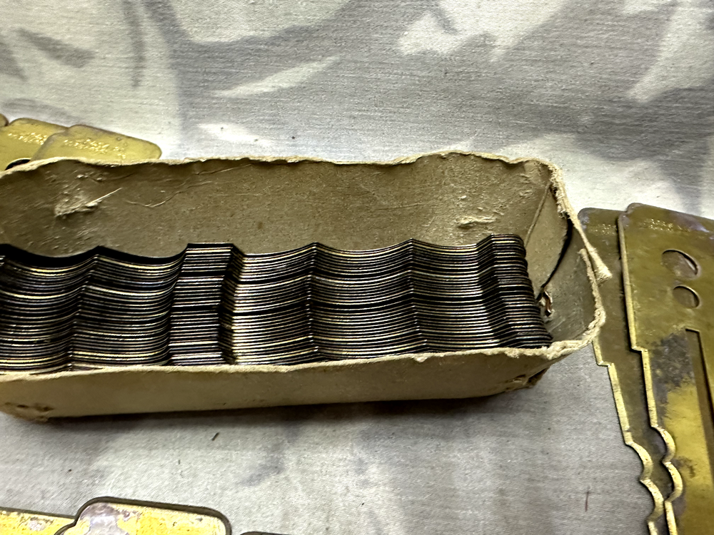 Orignal British Army Brass Button Cleaning Stick from Original Issue Box