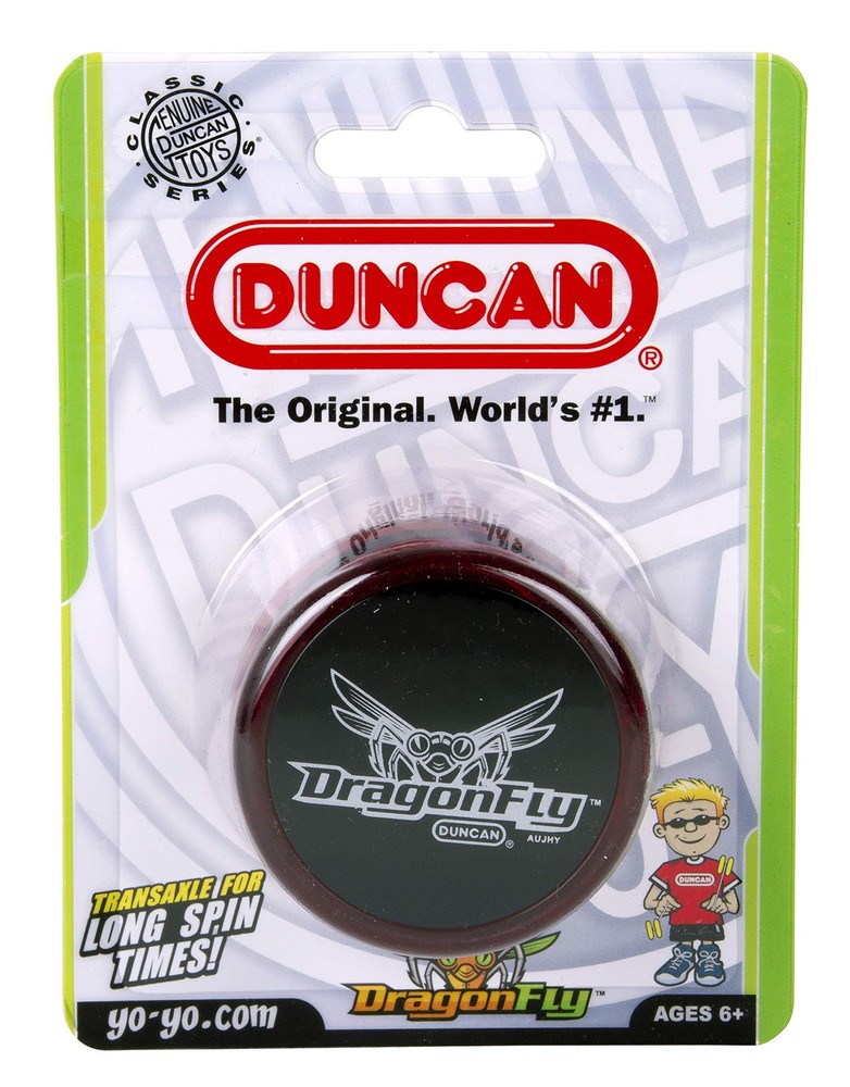 Dragonfly Yo-Yo -Red with Black Cap Red/Black
