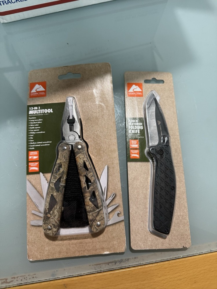 Ozark Trail 12-IN-1 Multitool And Folding Knife