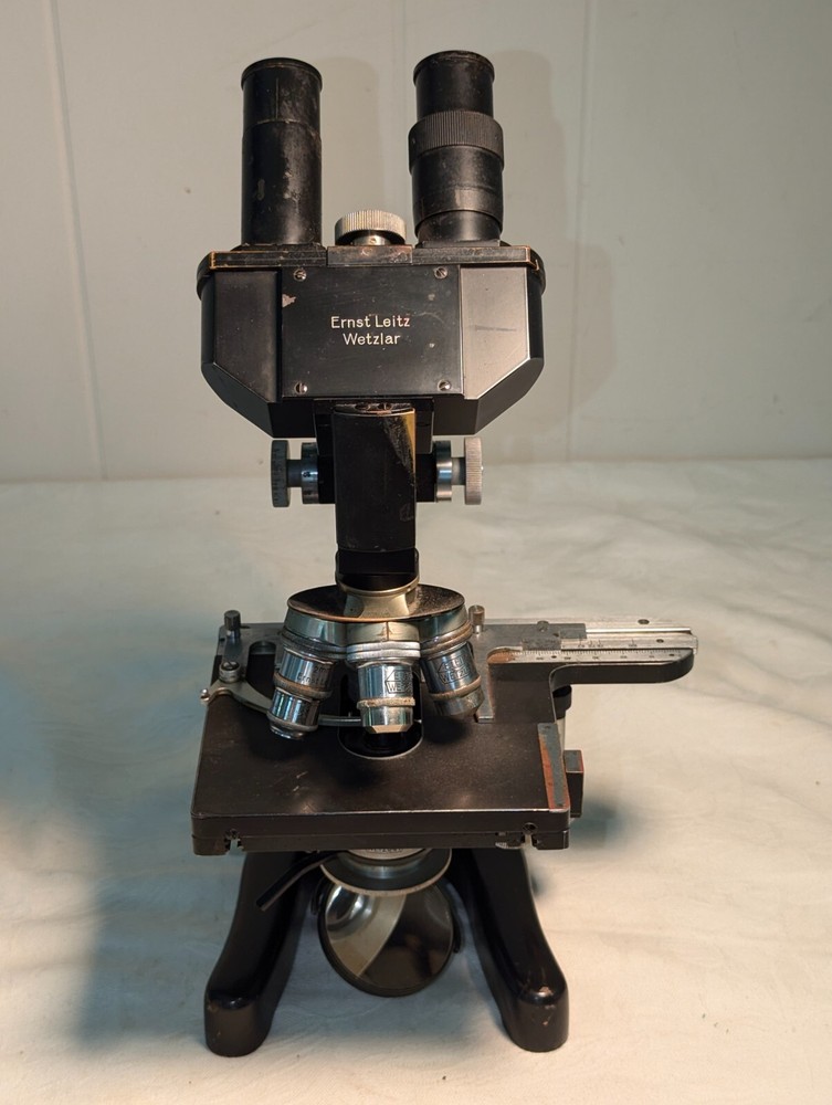 Ernst Leitz Wetzlar Binocular Microscope