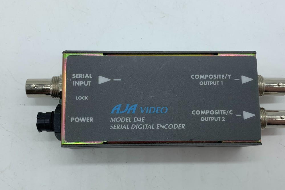 AJA Video Model D4E Serial Digital Encoder No Power Supply FREE SHIPPING