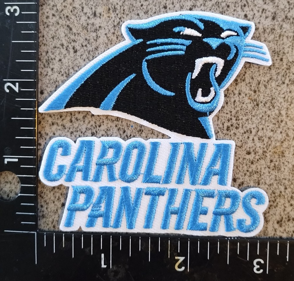 CAROLINA PANTHERS IRON ON PATCH