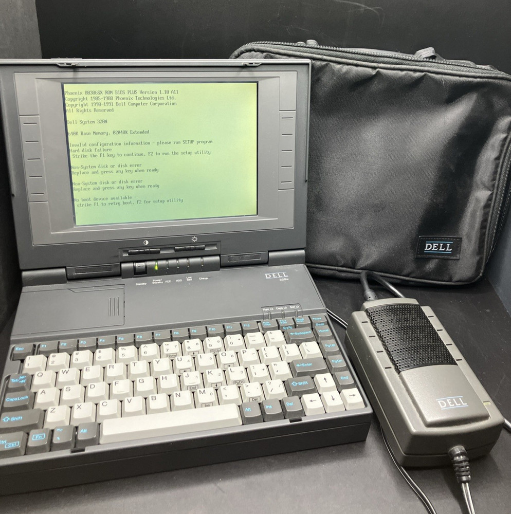 VINTAGE Dell 320N Laptop Intel