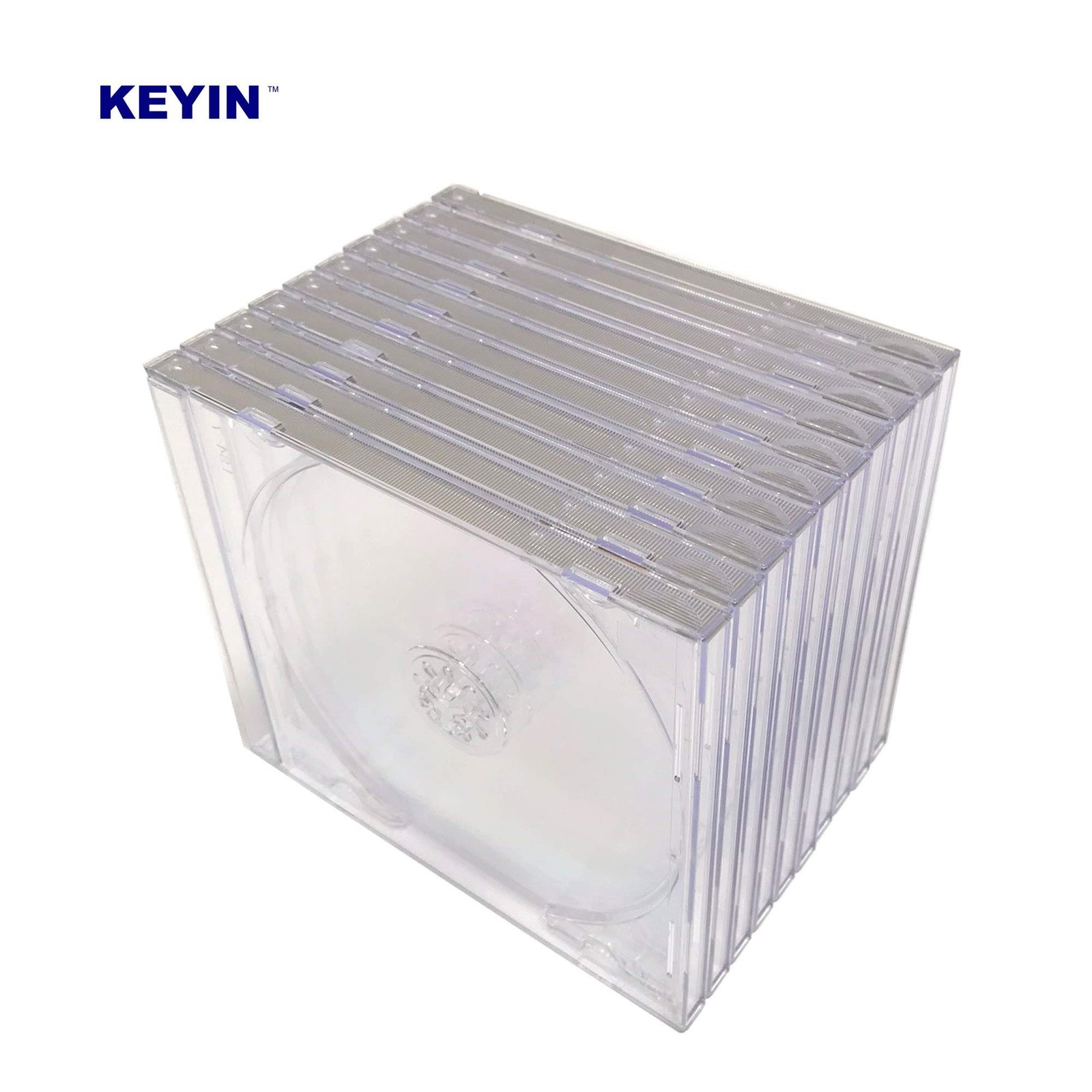 Standard Clear CD Jewel Case - Premium, 10 Pack