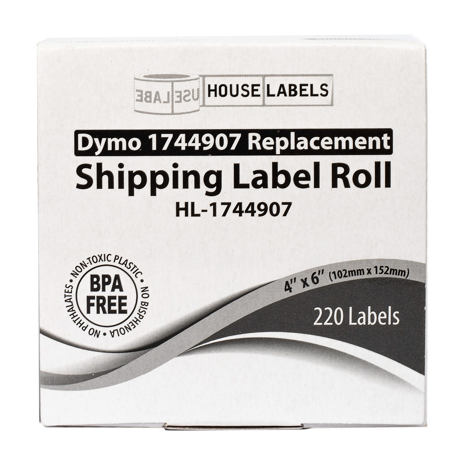DYMO LW 1744907 4XL 4x6 4"x6" - (1) to (80) Rolls Shipping Labels - FREE SHIP !