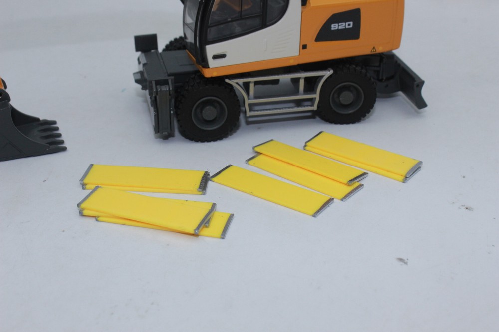 10X Control Panel Yellow Formwork Board 1:50 Formwork Board For Diorama Load