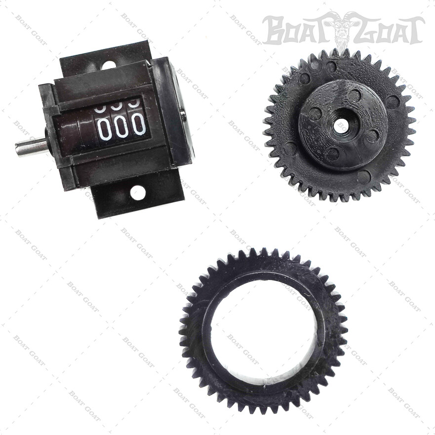 Cannon Downrigger Depth Counter + Gear Kit - ELECTRIC - 3 Digit Meter